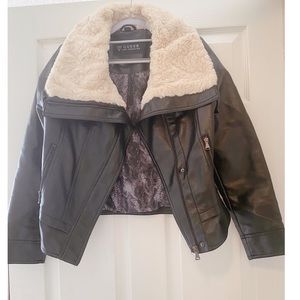 Black Guess Leather Jacket